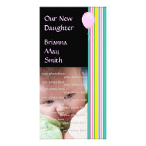 New Daughter Card Custom Photo Card