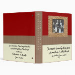 New daughter in law Cookbook Gift 3 Ring Binder