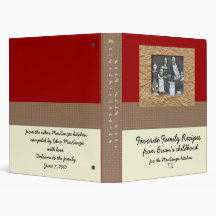 New daughter in law Cookbook Gift 3 Ring Binder