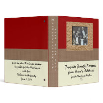 New daughter in law Cookbook Gift 3 Ring Binder