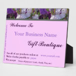 New Day Gardens Business Plaquard Template- iris Plaques