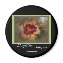 New Day Gardens- Daylilies Living Art Fridge Magnet