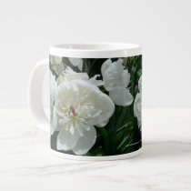 New Day Gardens Mug- White Peony Extra Large Mugs