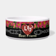 New Day Gardens Pet Dish- daylily 'Pardon Me' petbowl