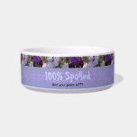 New Day Gardens Pet Dish- Iris "100% Spoiled" Cat Water Bowl