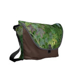 New Day Gardens Saddle Bag- Forest Leaves Messenger Bags