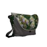 New Day Gardens Saddle Bag- Irises 'Enriched' Courier Bag