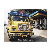 New Delhi Truck Postcards