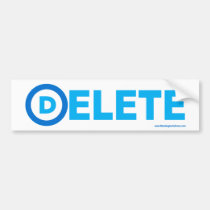 New Democrat Logo: Delete bumper stickers