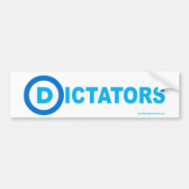 New Democrat Logo: Dictators bumper stickers