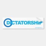 New Democrat Logo: Dictatorship Bumper Sticker