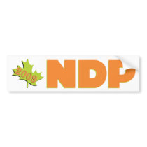 New Democratic Party 2009 bumper stickers