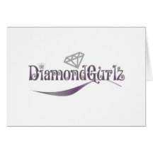 New Diamondgurlz paper products Greeting Card
