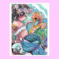 "New Discoveries" Mermaid Poster posters