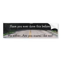New Driver bumper stickers by FREEZazzleGuy New Driver bumper stickers