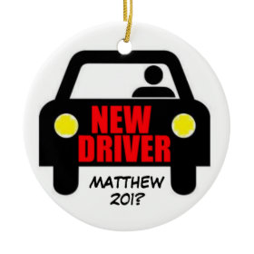 New Drivers License Keepsake Ornaments