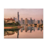 dubai, uae, towers, jbr, reflections, sky, sunset,