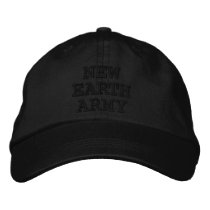 NEW EARTH ARMY embroidered hats by mwsongs NEW EARTH ARMY embroidered hats