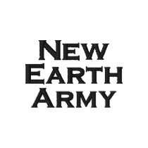 New Earth Army For Peace embroidered shirts