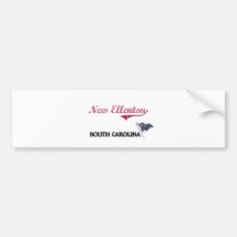 New Ellenton South Carolina City Classic Bumper Sticker