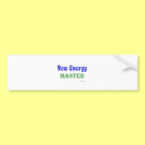 New Energy Master bumper stickers