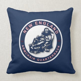 New England American MoJo Football Pillow