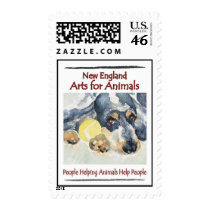 New England Arts For Animals Postage Stamps