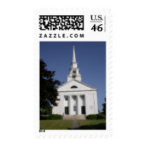New England Church Postage Stamp