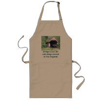 New England Covered Bridge Apron by pennysart New England Covered Bridge Apron