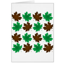 New England East Coast Autumn Leaves Greeting Cards
