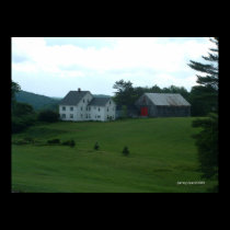 New England Farm Poster posters