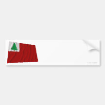 New England Flag Bumper Stickers