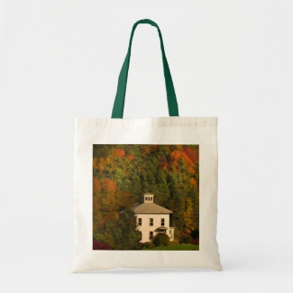 New England House in Autumn Tote Bag