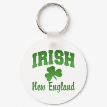 New England Irish Keychain by irish_shirts New England Irish Keychain