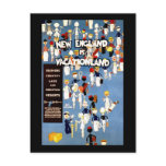 New England Is Vacationland Post Card