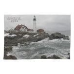 New England Lighthouse Portlandhead American MoJo  kitchen towels