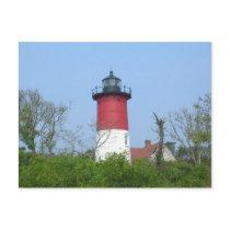 New England Lighthouse Postcard-Nauset Light