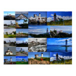 New England Lighthouse  Poster posters