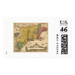 New England Regional Map - 1685 Stamp