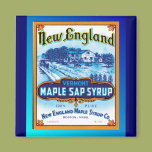 New England Vermont Maple Syrup Magnet