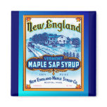 New England Vermont Maple Syrup Magnet