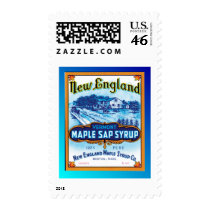 New England Vermont Maple Syrup Postage Stamp