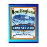 New England Vermont Maple Syrup Postcard