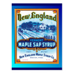 New England Vermont Maple Syrup Postcard