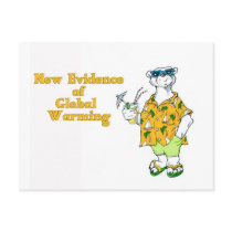 New Evidence of Global Warming postcards