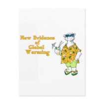 New Evidence of Global Warming postcards