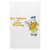 New Evidence of Global Warming Customized Stationery