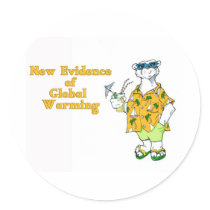 New Evidence of Global Warming Stickers