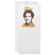 New Frobama brown Custom Rack Cards