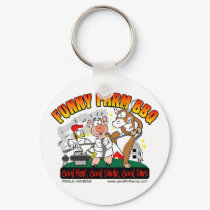 ***NEW***Funny Farm BBQ Key Chain keychains